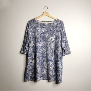 NWOT J. JILL Boatneck Cotton Modal Tunic Large